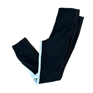 Athleta HIIT It Mesh Capris Women’s Size XS Black And White Workout‎ Leggings